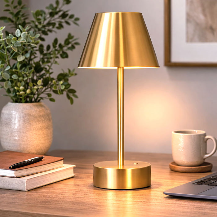 Elegance Rechargeable LED Table Lamp LED Touch Switch Ashcroft Furniture