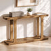 Console Table & Bottom Shelf - Walnut Noble House