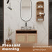 Bathroom Vanity & Art Sink And Storage Rack, Float Mounting Design Home Essentials
