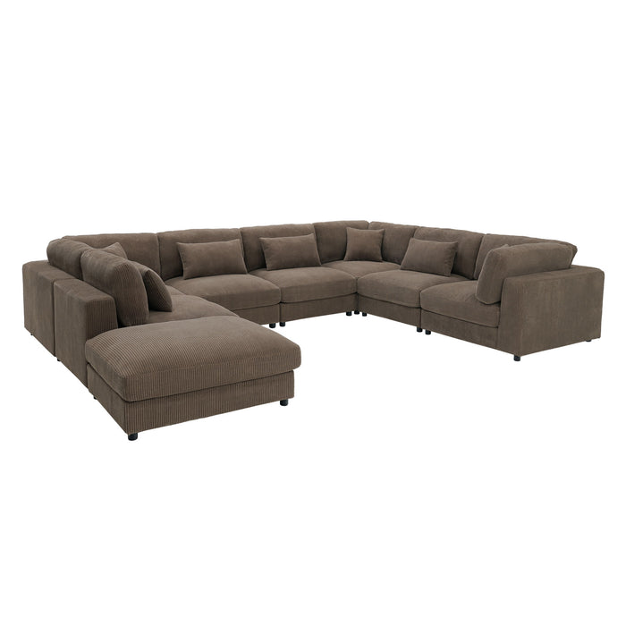 Upholstered Modular Sectional & Custom Configuration Home Essentials
