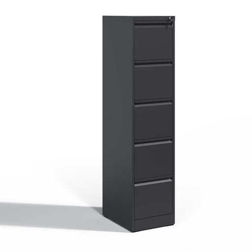 Steel Drawer Vertical File Cabinet With Lock For A4 Legal / Letter Size Home Essentials