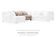 Mandi Point - Armless Loveseat - Marble Benchcraft®