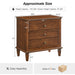 3 Drawer Nightstand With Charging Station, Bedside Table With USB & Type C Port And 2 AC Outlets Home Essentials