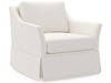 Madison - Skirted Swivel Chair, Special Order - White Universal Furniture