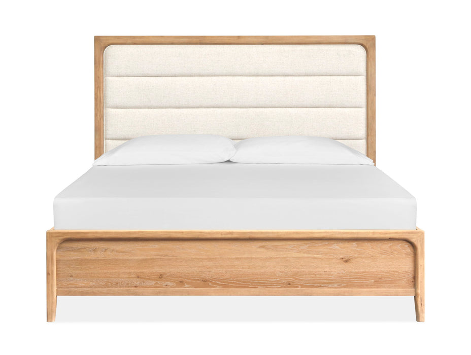 Somerset - Complete Panel Bed With Upholstered Headboard Magnussen Furniture