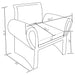 Whitney - Accent Armchair - Rusty Orange Furniture Max