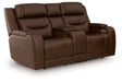 Knightington - Power Reclining Loveseat With Audio Seating Signature Design by Ashley®