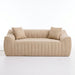 Oversized 2 Seater Loveseat With 2 Decor Throw Pillows, Deep Seat Sofa For Living Rooms Hearth and Haven
