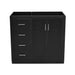 Retro Style Bathroom Vanity, 3 Drawers & Soft Closing Doors Hearth and Haven