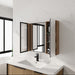 Wall Mounted Cabinet With Soft Close Door, Adjustable Shelves Storage For Bathroom - Imitative Oak Home Essentials