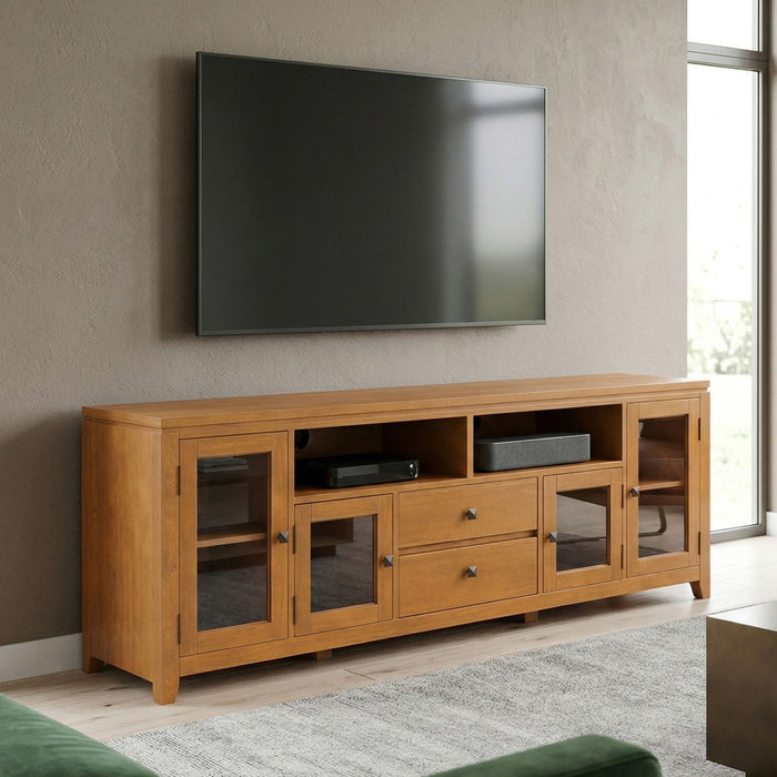 Cosmopolitan - Handcrafted Wide TV Media Stand Simpli-Home