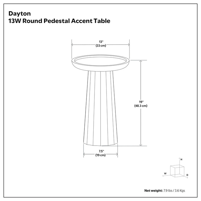 Dayton - Handcrafted Wooden Accent Table Simpli-Home