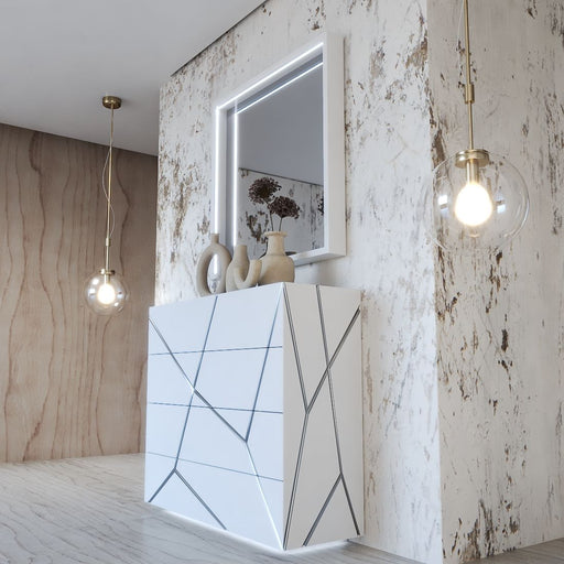 Gio - Single Dresser - White / Gray Franco Spain