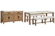 Plum Creek - 4 Piece Rectangular Dining Table Set Magnussen Furniture