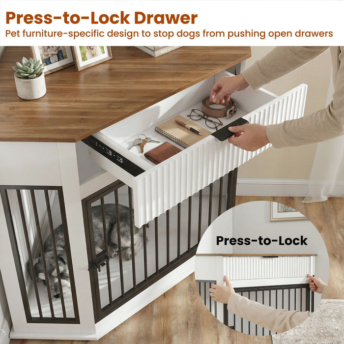 Corner Dog Crate Daily Nest