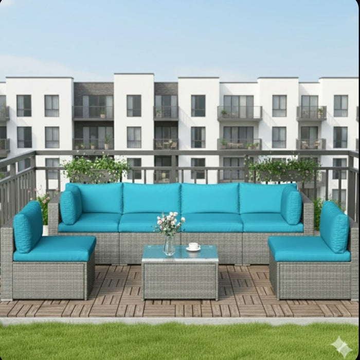 Modern Patio Set With Coffee Table