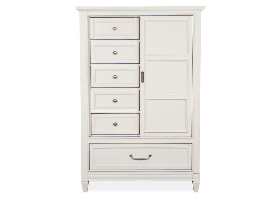 Willowbrook - Door Chest - Egg Shell White With Slight Rub Through Magnussen Furniture