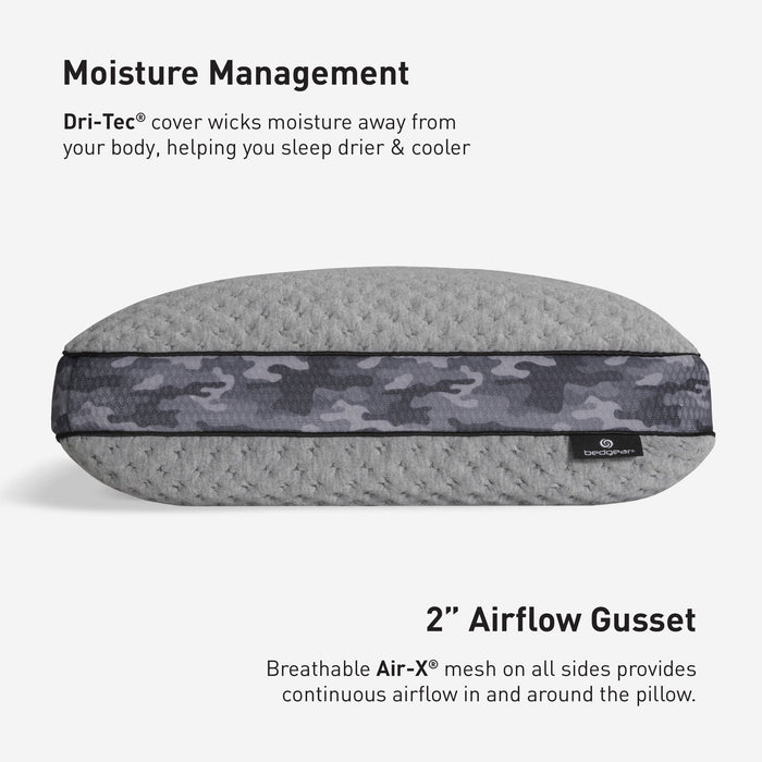 Quest Performance - Standard Medium-Soft Support Pillow For Warm Sleepers Bedgear