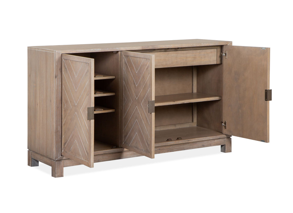 Ainsley - Buffet - Cerused Khaki Magnussen Furniture