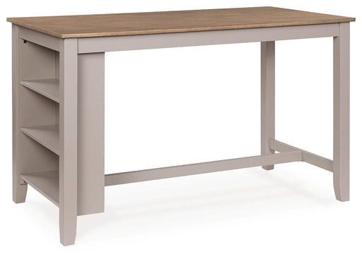 Harperfeld - Rectangular Dining Room Counter Table - Natural / Gray Signature Design by Ashley®