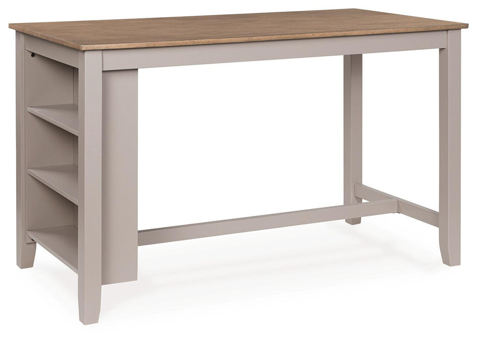 Harperfeld - Rectangular Dining Room Counter Table - Natural / Gray Signature Design by Ashley®