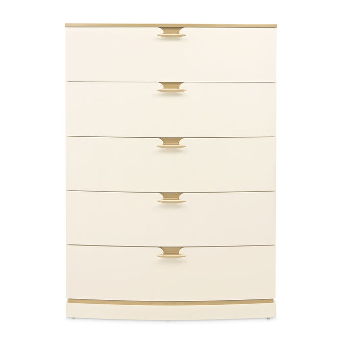 La Terrazza - 5-Drawer Chest - Creamy Pearl