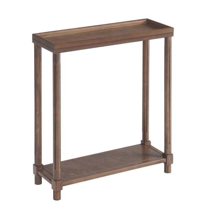 Narrow Side End Tables With Shelf (Set of 2) - Chestnut Home Essentials