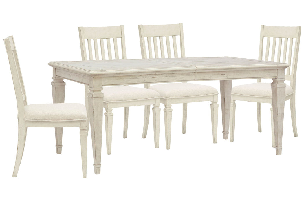 Newport - 5 Piece Extendable Rectangular Dining Table Set Magnussen Furniture