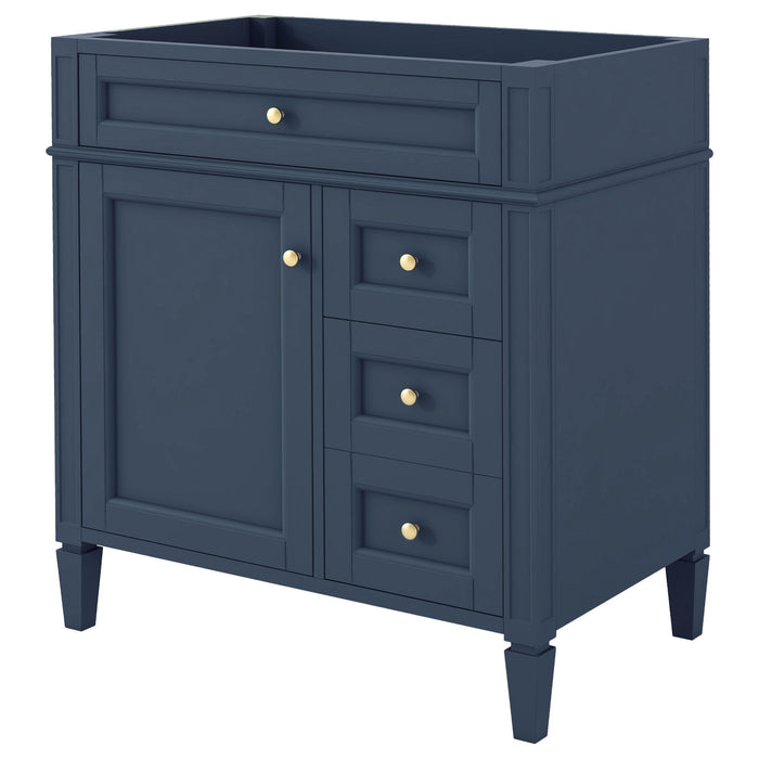 Bathroom Vanity With 2 Drawers And Tip-Out Drawer, Storage Cabinet Hearth and Haven