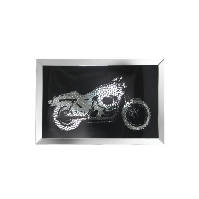 Nevina - Wall Art - Mirrored & Faux Crystal Motor ACME