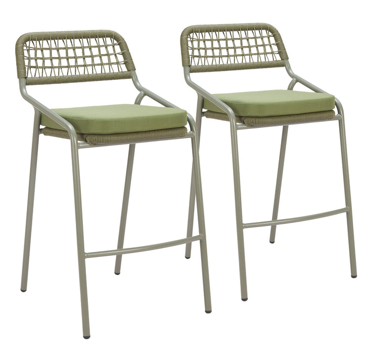 Rio - Outdoor Barstool (Set of 2) Zuo Modern
