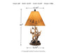 Derek - Poly Table Lamp (Set of 2) - Brown Signature Design by Ashley®