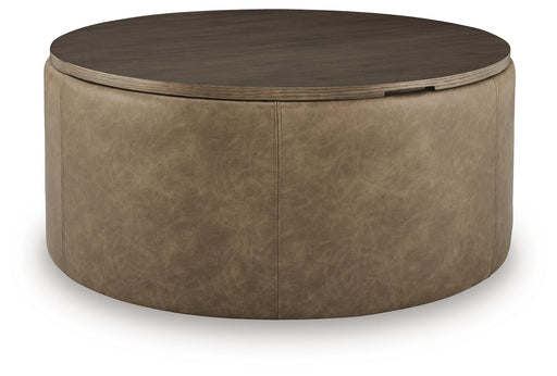 Bethanstone - Storage Ottoman - Warm Brown Signature Design by Ashley®