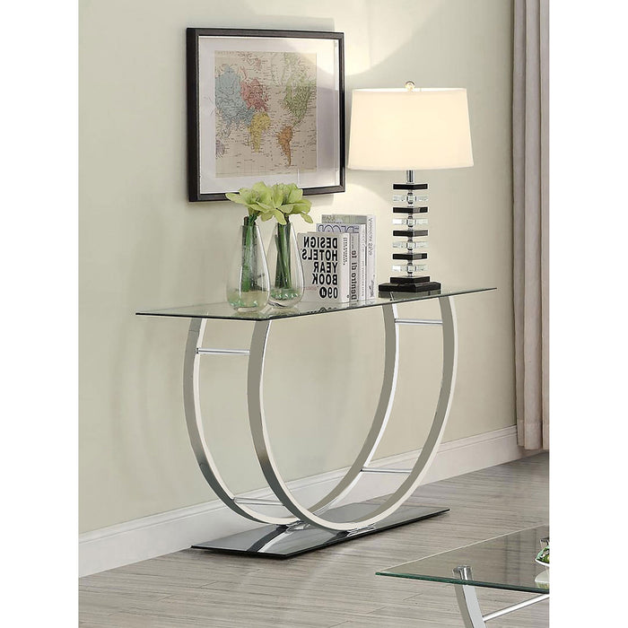 Garrett - Console Table - Chrome Furniture Max