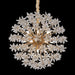 Michael Amini Lighting - Bouquet 18-Light Round Crystal Chandelier - Gold Michael Amini