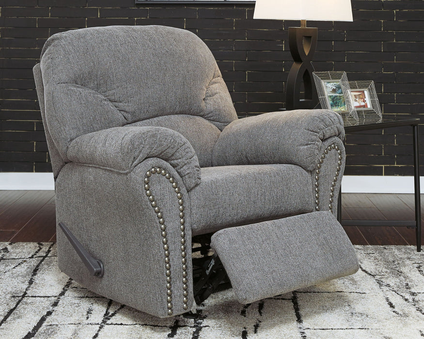 Allmaxx - Rocker Recliner - Pewter Benchcraft®