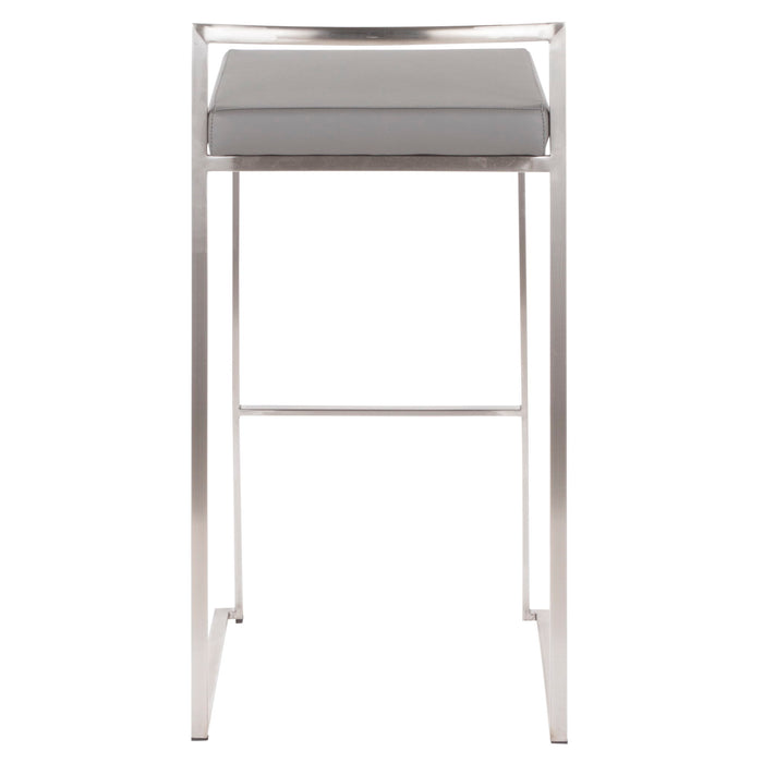 Fuji - Contemporary And Elegant Design Stackable Barstool Lumi Source