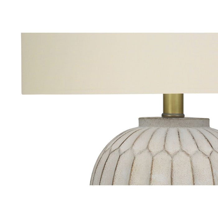 Table Lamp, Lighting, Transitional - Cream 8th Street