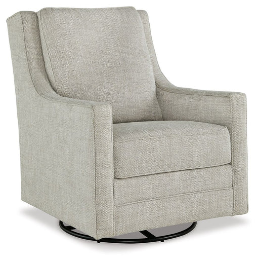Kambria - Swivel Glider Accent Chair - Fog Signature Design by Ashley®