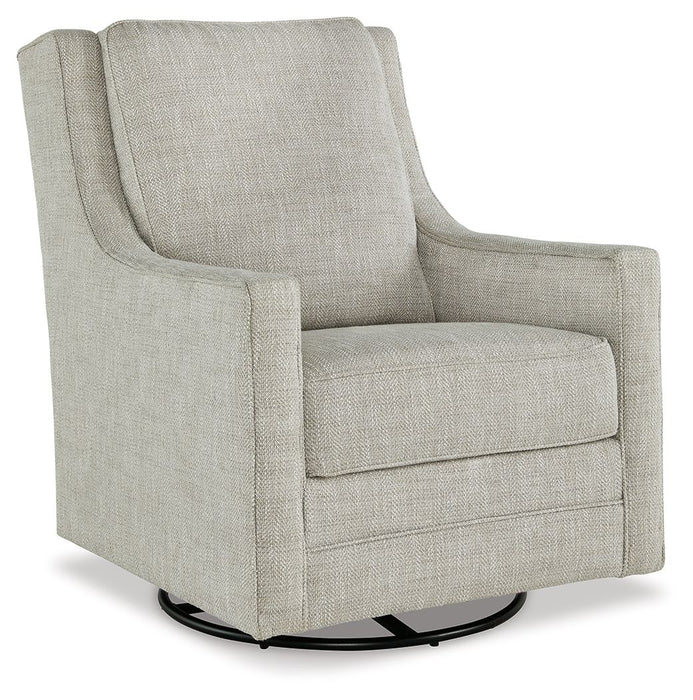 Kambria - Swivel Glider Accent Chair - Fog Signature Design by Ashley®