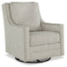 Kambria - Swivel Glider Accent Chair - Fog Signature Design by Ashley®
