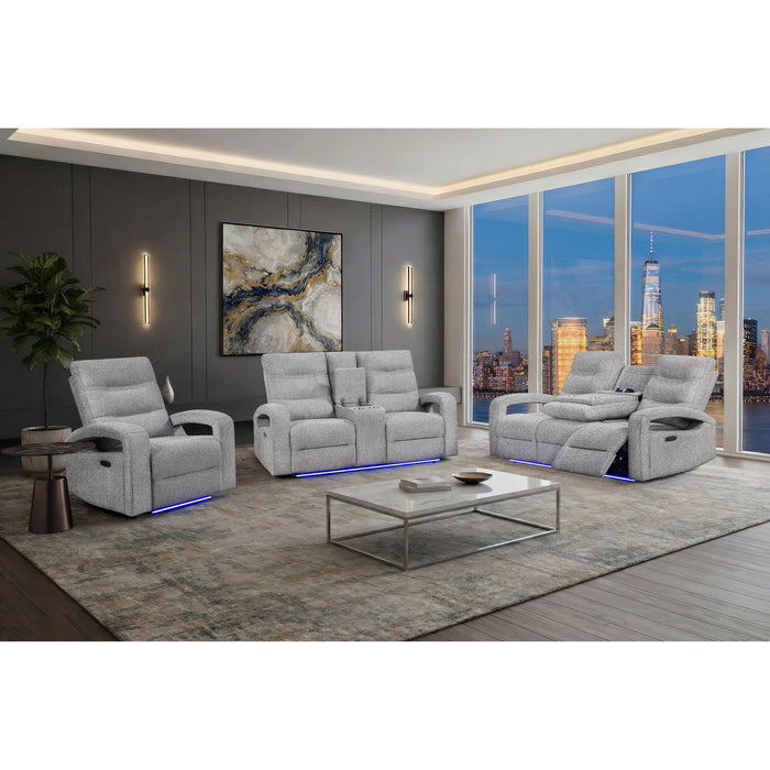 Isolde - Power Reclining Set With LED Lighting Global Furniture USA