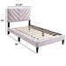 Bed Set With Adjustable Headboard Home Essentials