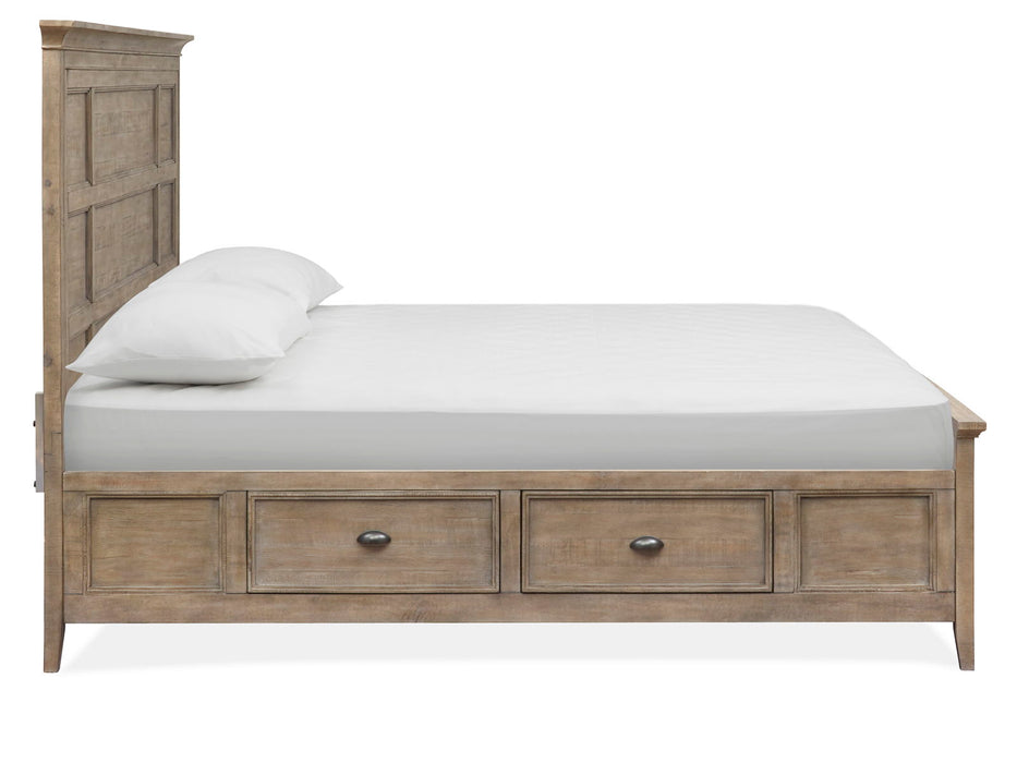 Paxton Place - Complete Panel Bed With Storage Rails Magnussen Furniture