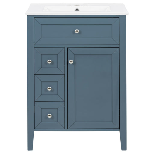 Bathroom Vanity With Sink, Soft Closing Cabinet Noble House