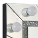 Noralie - 28" Accent Mirror - Mirrored & Faux Diamonds ACME