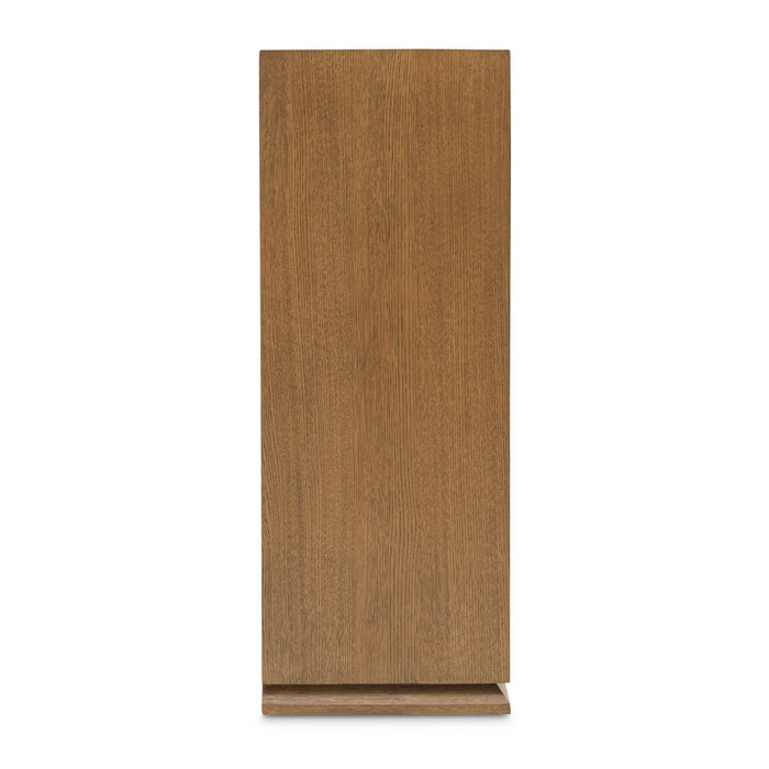Portrait - 5-Drawer Chest With LED Lights - Sienna Brown Michael Amini