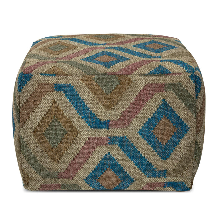 Johanna - Handcrafted Square Pouf Simpli-Home
