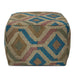 Johanna - Handcrafted Square Pouf Simpli-Home