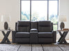 Mackmenville - Double Reclining Loveseat With Console Benchcraft®